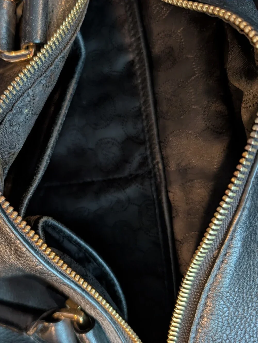 Michael Kors Weston Bag In Black Pebbled Leather
